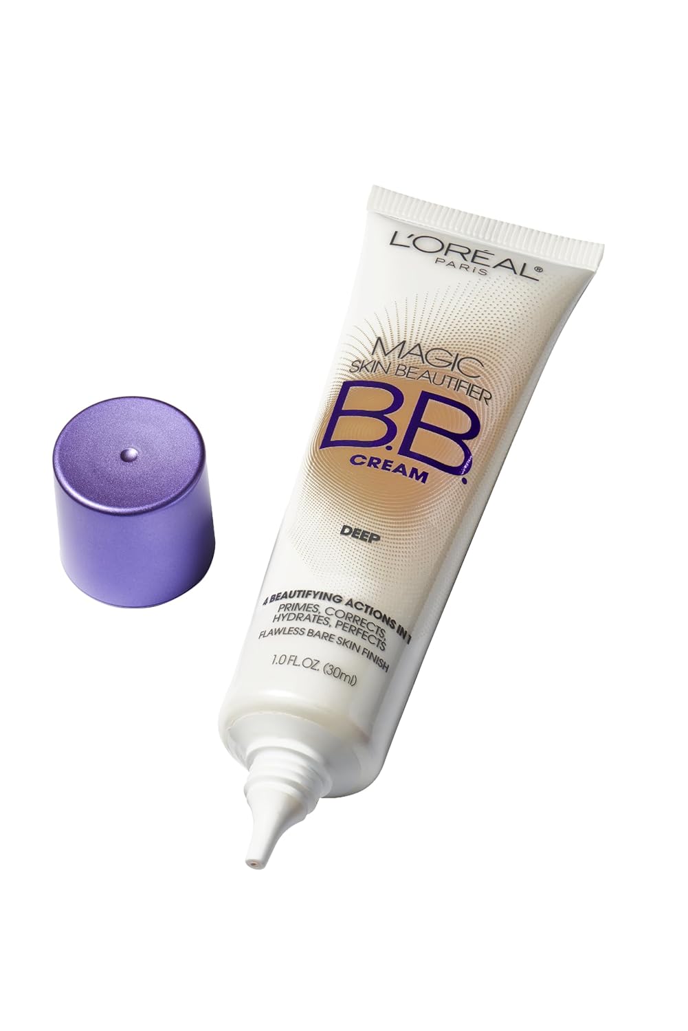 L'Oreal Paris Makeup Magic Skin Beautifier BB Cream Tinted Moisturizer, Deep, 1 fl oz, 1 Count