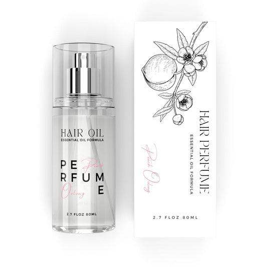 Hair Perfume Oil for Women (Peach Oolong), Argan Oil Heat Protection Spray for Dry, Damaged, Firzzy Hair Care, Long Lasting Fragrance Mist with Keratin & Elastin for Nourish & Smooth 2.7 fl oz