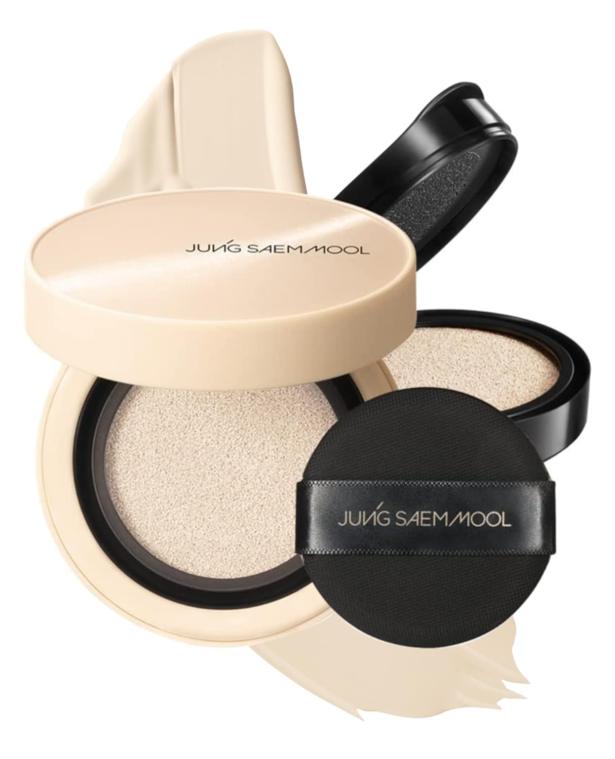 [JUNGSAEMMOOL OFFICIAL] Skin Nuder Cover Layer Cushion 19 (Fair Light) | Refill Included | Delicate Cover | All-day Lasting | Makeup Artist Brand