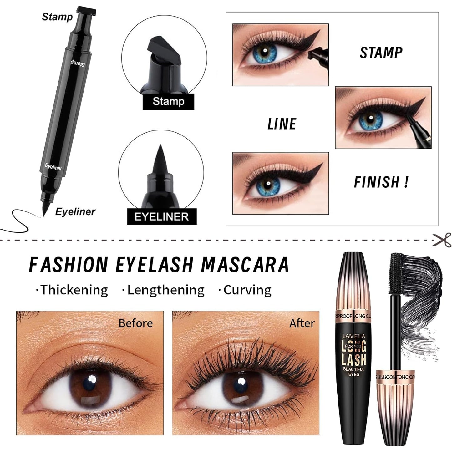 Full Makeup Set Kit for Women Girls Teens, Makeup Present Set, Foundation Face Primer, Eyeshadow Eyeliner Eyebrow Pencil Soap Mascara, Counter Stick Liquid Lipsticks, Brush & Sponges