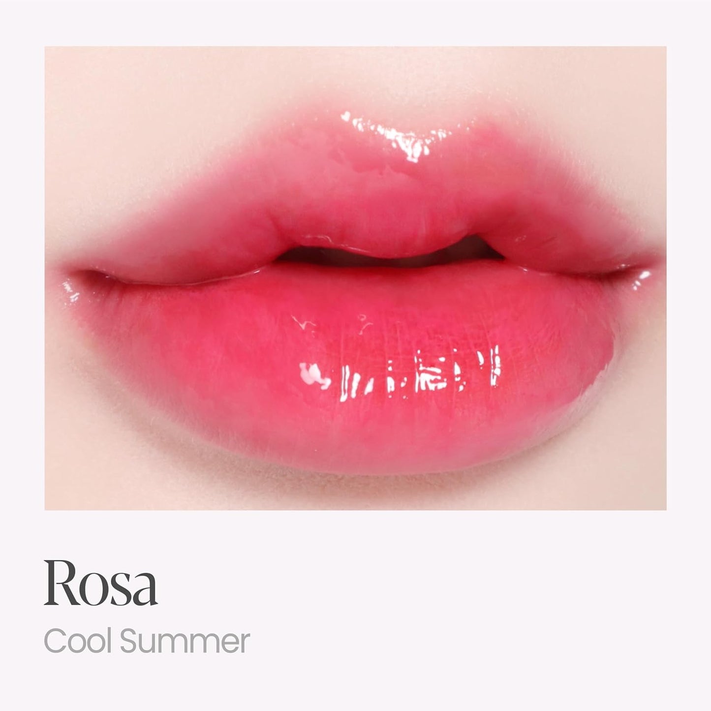 Espoir Couture Lip Tint Glaze #5 Rosa 0.14oz | Volumizing Lip Stain with Syrupy Shine | Long-Lasting & Vibrant Color for Radiant Lip Look | Moisturizing & Glossy Lip Tint | Korean Lip Makeup