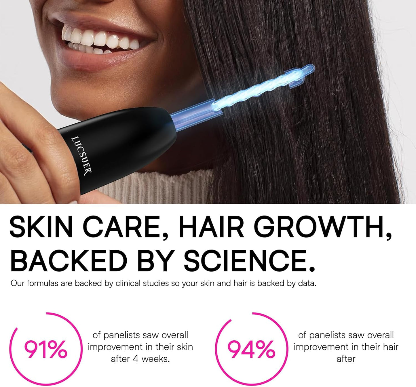 OxyGlow 2 Cordless High Frequency Facial Machine, ProFacialWand Clinical Skin Therapy Wand - Xenon Gas