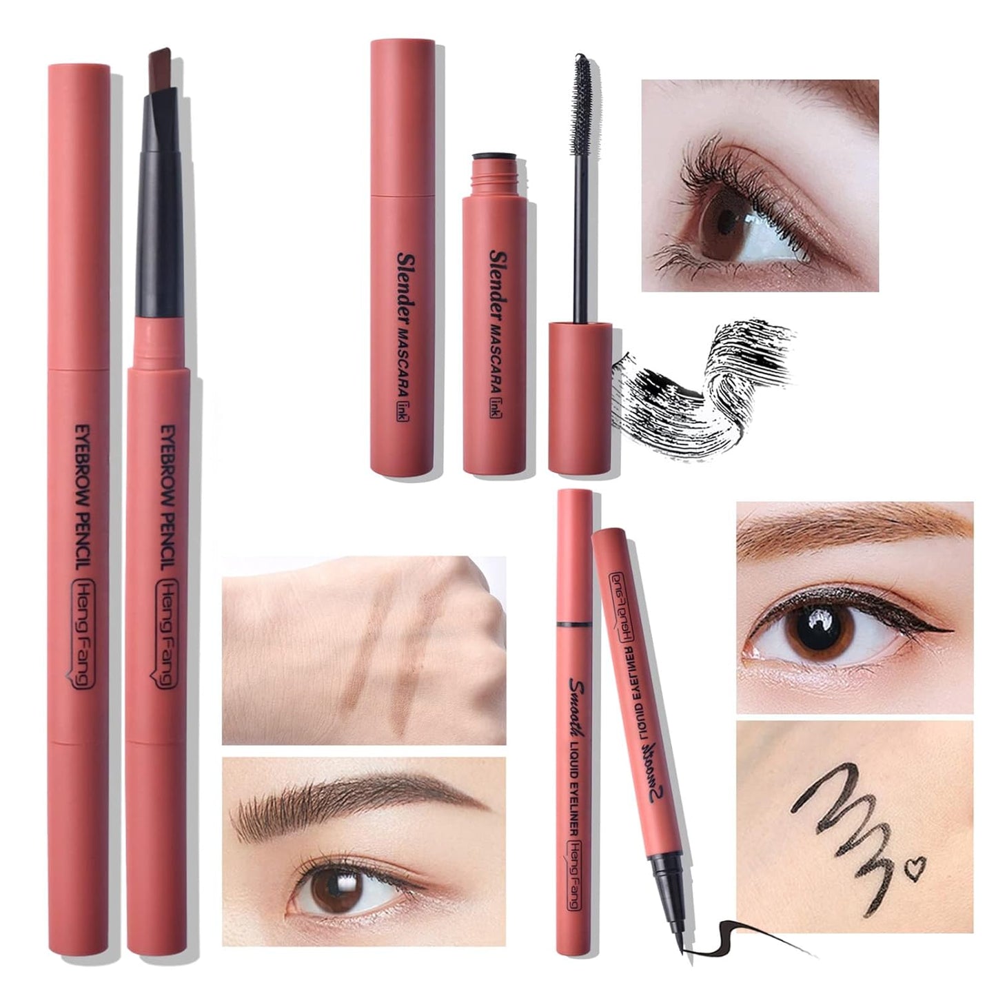 ICE LOVE All in One Makeup Kit, 11-Piece Women Complete Makeup Kit, a Must-Have Gift Set for Beginners or Professional Makeup Sets Beginners. (A)