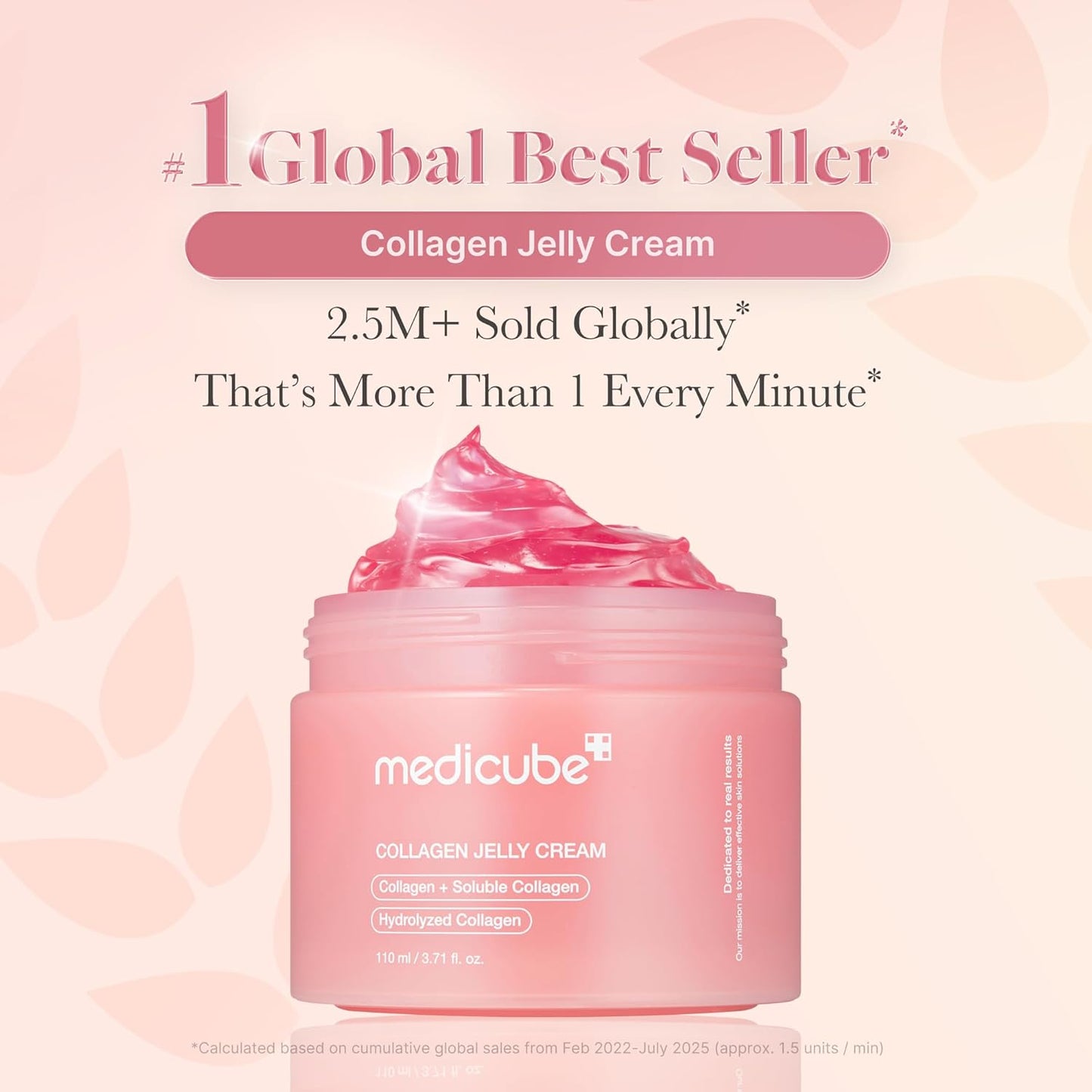 medicube Pink Skincare Set for Glass Glow Skin: Age-R Booster Pro Pink | 6-in-1 Real Glass Glow Beauty Massager and Collagen Jelly Cream- Niacinamide & Freeze-Dried Hydrolyzed Collagen 110ml