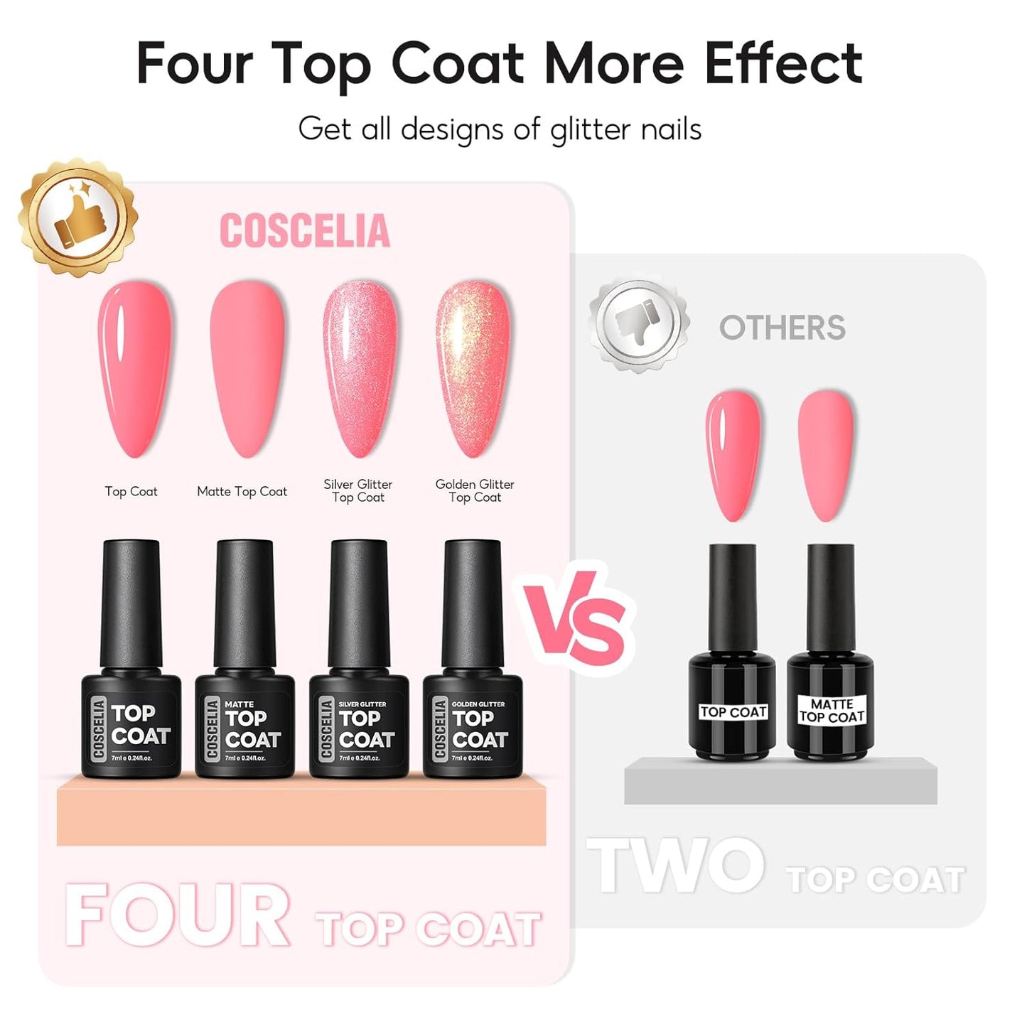 60PCS Gel Nail Polish Starter Kit, 7ml 55 Colors gel polish with 5pcs Top Base Coat Pink White Red Nude Green Blue Glitter Fall Colors Nail Polish Set Manicure Nail Art Kit DIY Gifts for Women