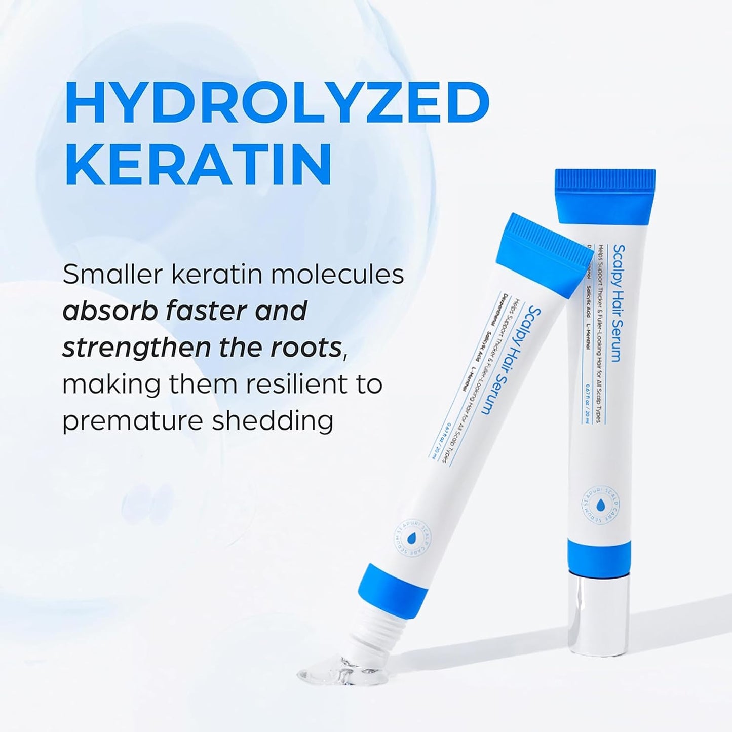 Scalpy Hair Growth Serum for Men & Women for Hair Loss & Thinning | Scalp Treatment with Salicylic Acid, Menthol, Dexpanthenol | Non-Greasy, Lightweight | Exfoliates Dandruff & Soothes Itch