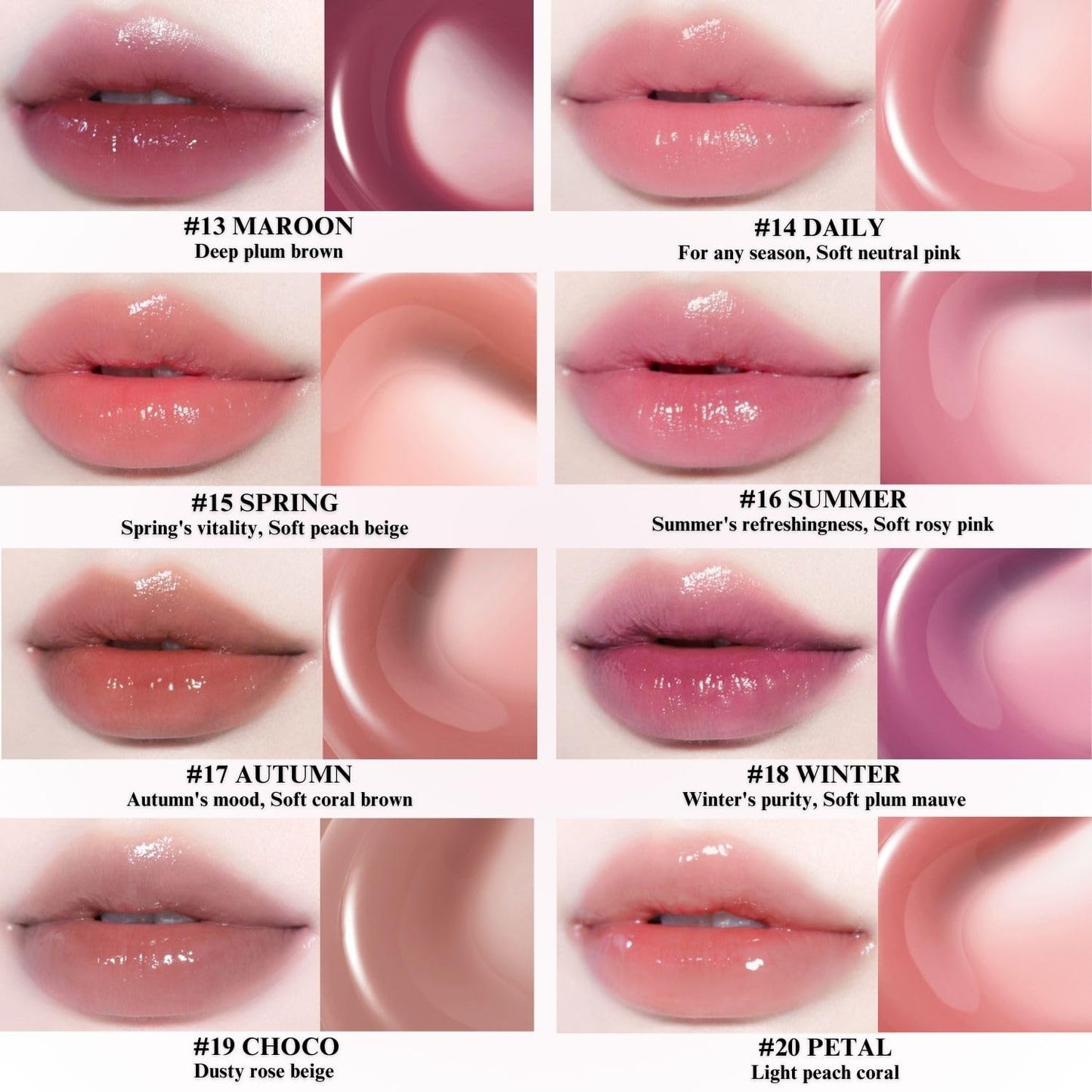 BBIA Glow Tint – Lip Plumping Volumizing Glossy & Glowy Lip Stain Naturally Moisturizing Comfortable Texture Lightweight Long-Lasting Vivid Color Non-Sticky Korean Makeup (14 DAILY, Pack of 1)