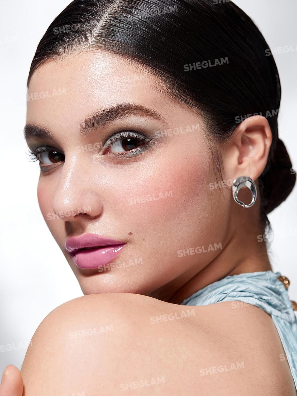 SHEGLAM PoutPerfect Moisturizing Solid Lip Gloss Non Sticky Lipstick with Coconut Oil - Makin' Me Blush