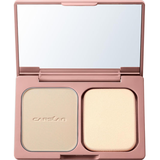 Oil Control Pressed Setting Powder Compact, 12H Longlasting Translucent Powder Makeup, Waterproof Face Powder, 02 MEDIUM, 0.28Oz