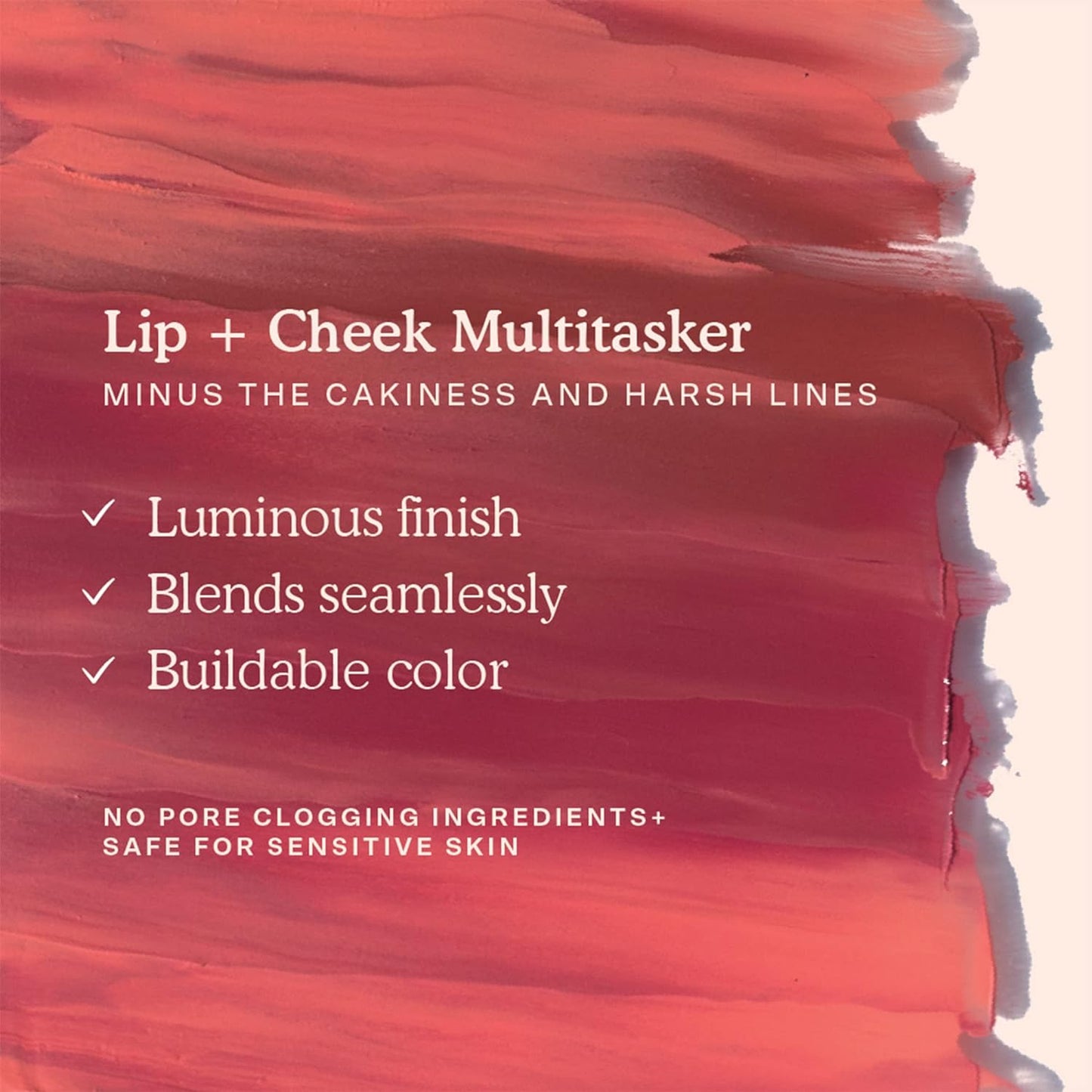 Tower 28 Beauty BeachPlease Cream Blush for Cheeks and Lips - Multi-Purpose Lip and Cheek Tint in Mauve Blush - for Sensitive Skin – Color OFFICE HOUR, Luminous Finish