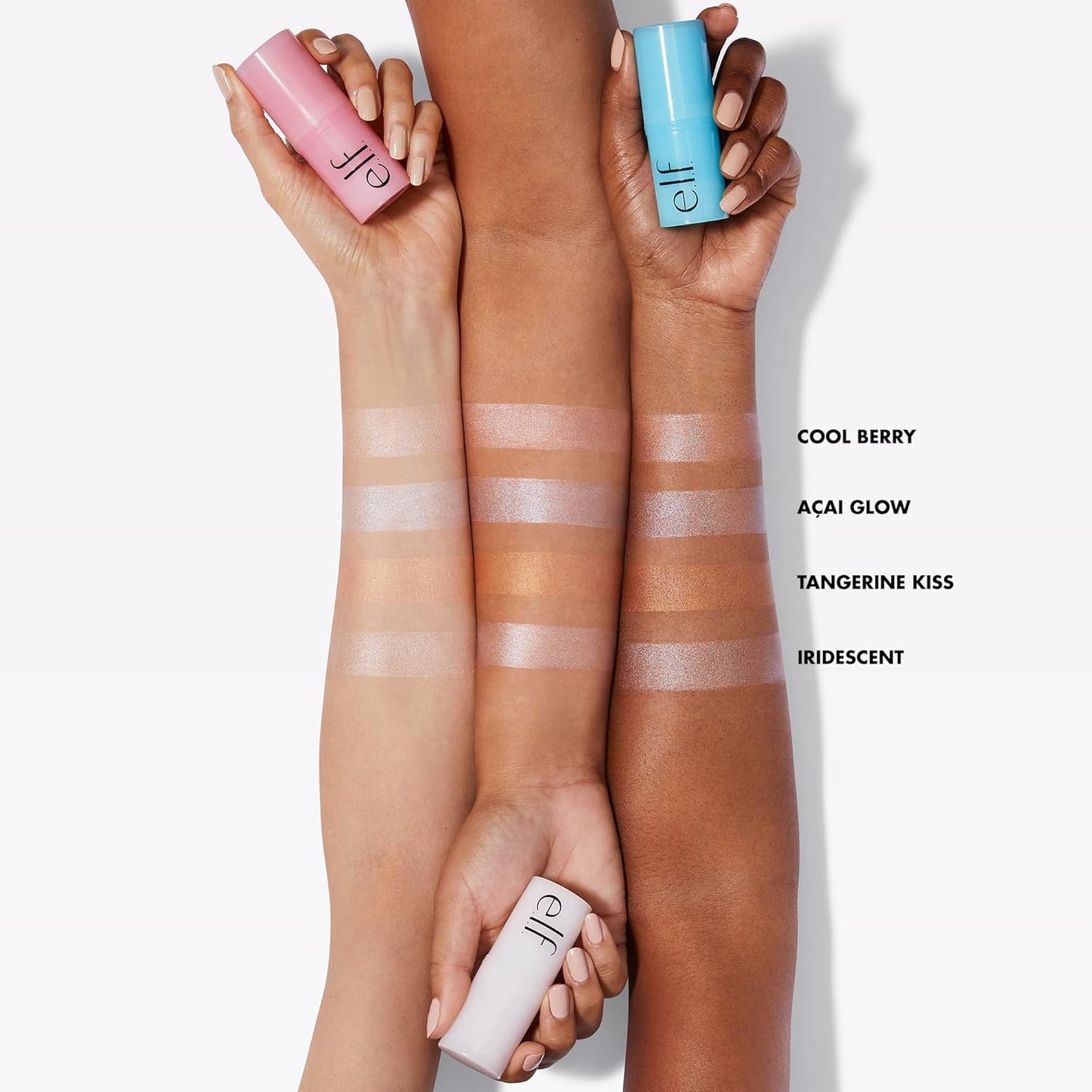 e.l.f. Cosmetics Daily Dew Stick, Cooling Highlighter Stick For Giving Skin A Radiant & Refreshed Glow, Tangerine Kiss