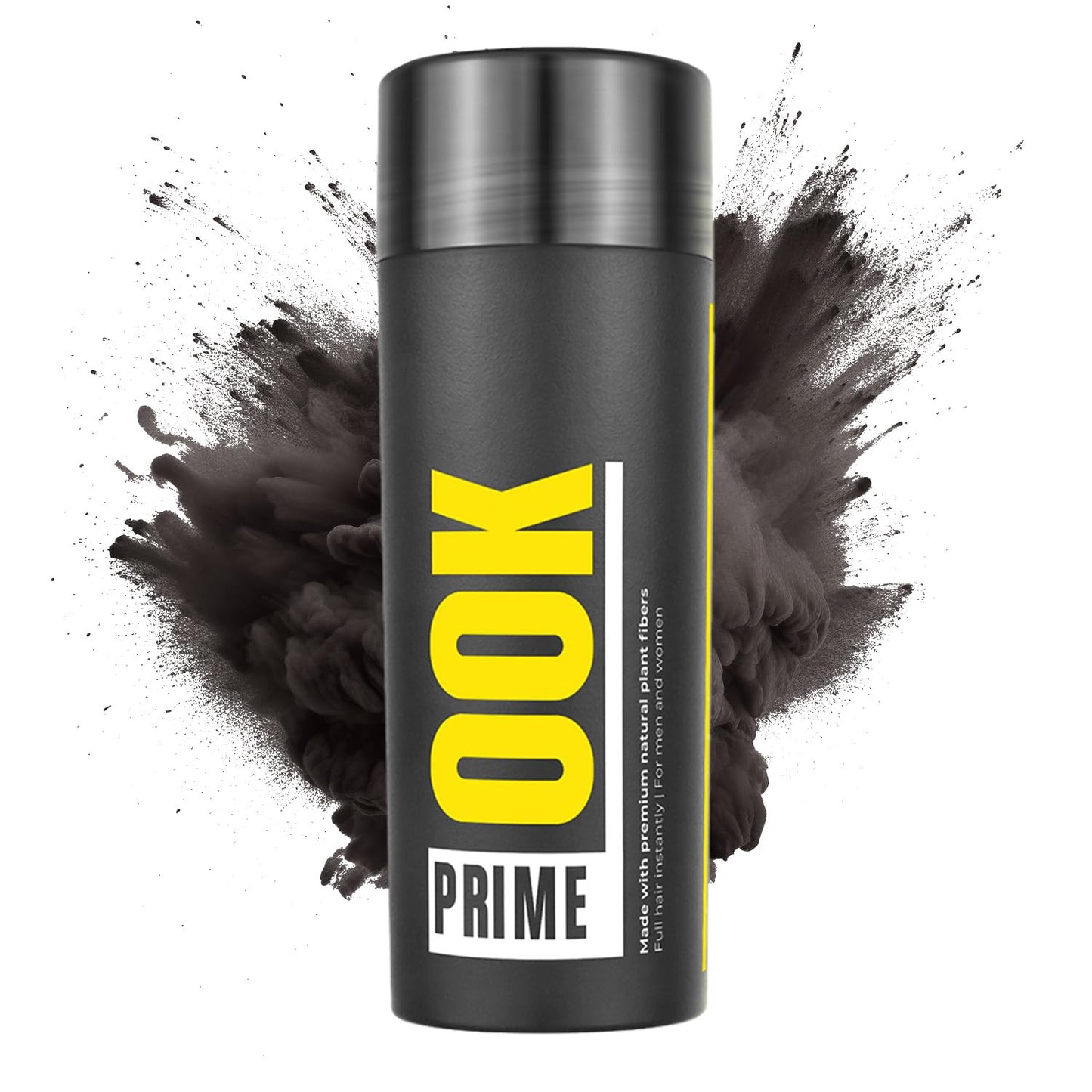PrimeLook Hair Building Fibers, Luxurious Building Fibers for Thinning Hair, Superior Formula for Men & Women, Instant Volume, Matches Colors (27.5g, Dark Brown)