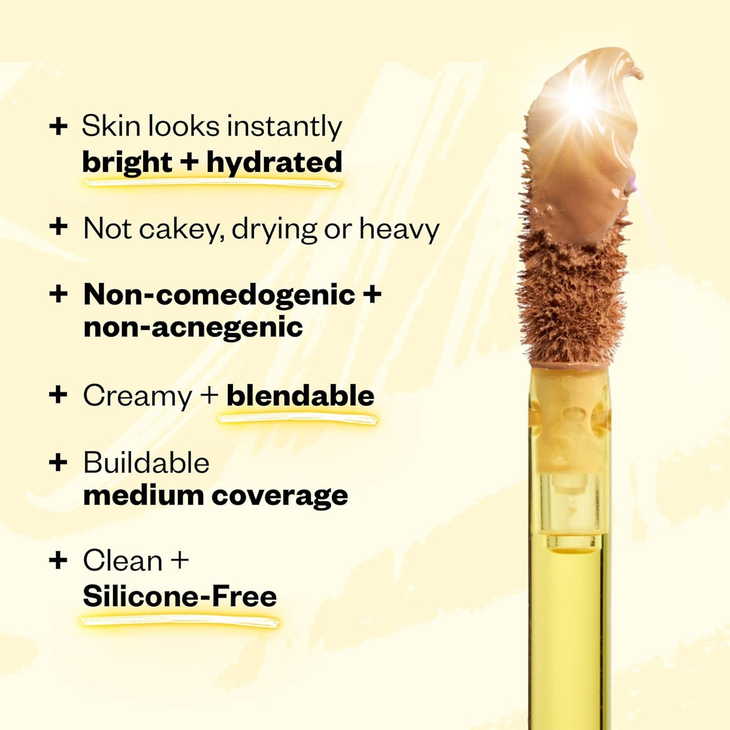 Kosas Revealer Concealer - Medium Coverage Makeup with Hyaluronic Acid, Conceals Dark Circles Under Eyes, Dark Spots and Blemishes + Brightens, Hydrates, Long-Lasting & Vegan, (Tone 05 W)