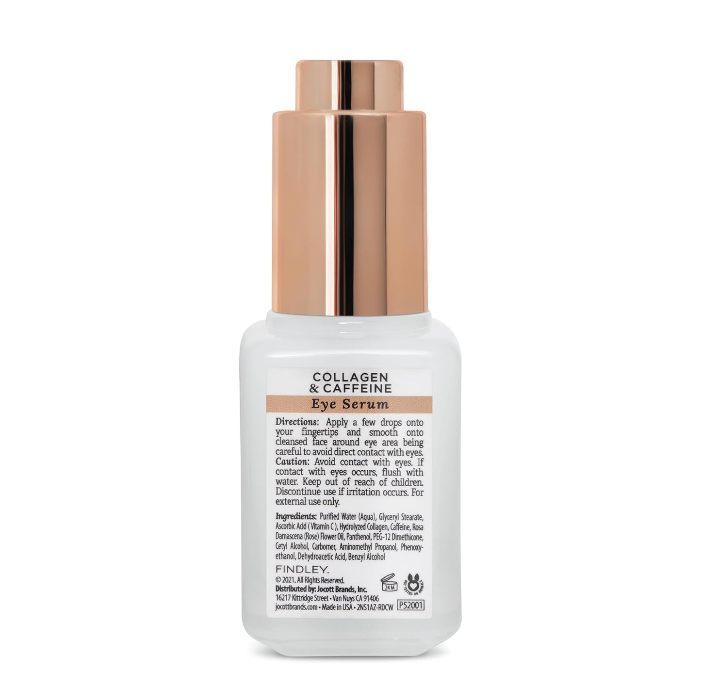 Firming Eye Lift Eye Serum with Collagen and Caffeine - Reduces Puffiness and Dark Circles | Hydrates and Reduces Wrinkles (1 Fl Oz)