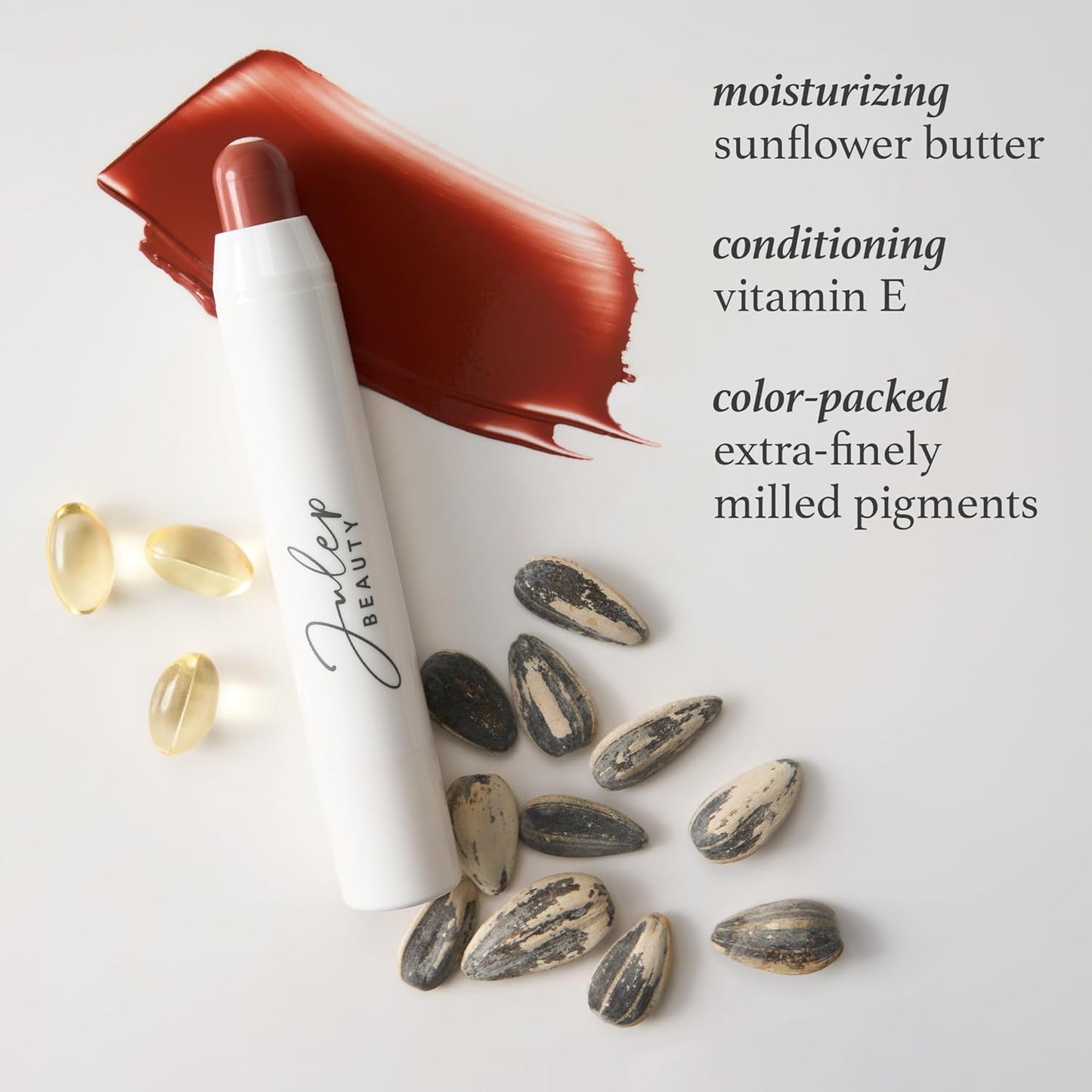 Julep It's Balm Tint of Color Lip Balm - Almond Nude | Hydrating Lip Color with Vitamin E Core | Natural Gloss Finish | Vegan & Cruelty-Free