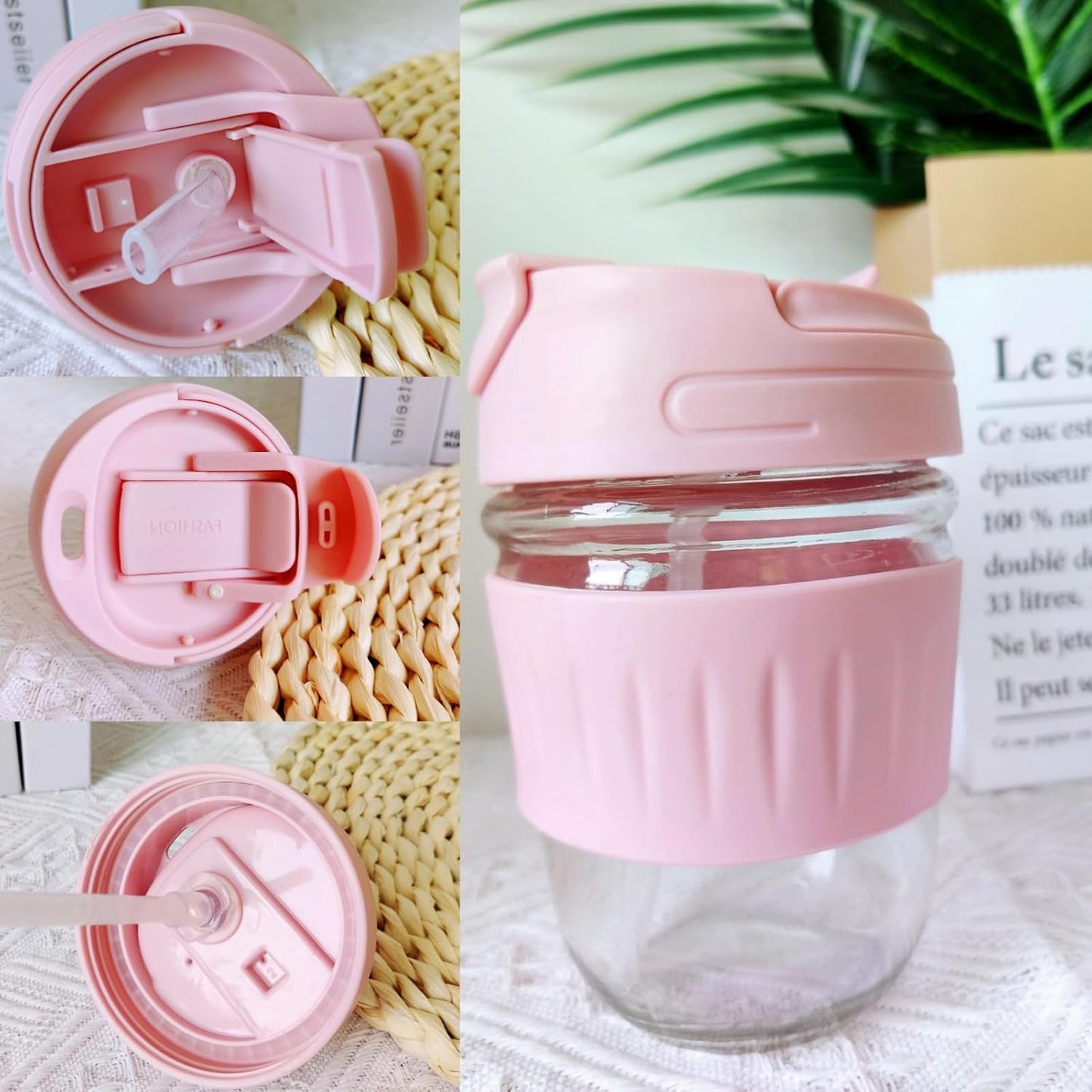 8PCS Pink
