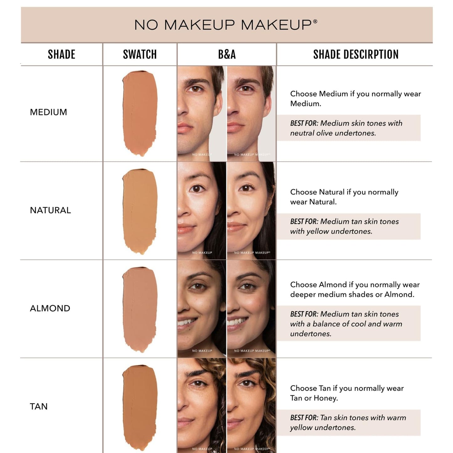 Long-Lasting Lightweight Foundation & Brush Duo | Cruelty-Free, Fragrance-Free, Buildable, Transfer-Proof Makeup (Almond)