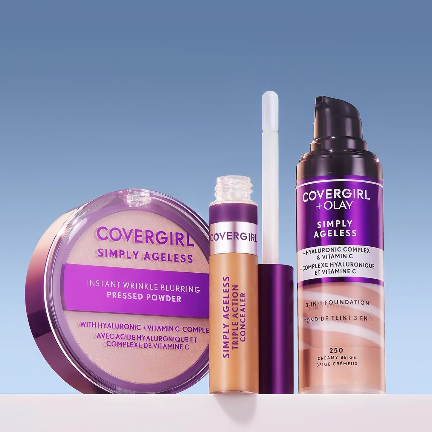 COVERGIRL & Olay Simply Ageless 3-in-1 Liquid Foundation, Classic Tan, 1 Fl Oz (Pack of 1)
