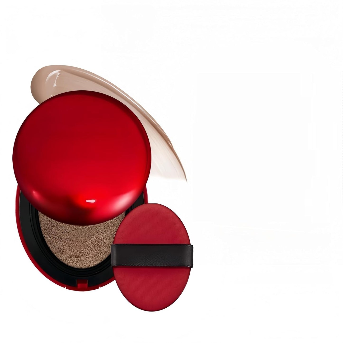 MAEPEOR Cushion Foundation 9 Colors Full Coverage Weightless Satin Glow Foundation Hydrating Long-Lasting Cushion BB Cream (Color 04)