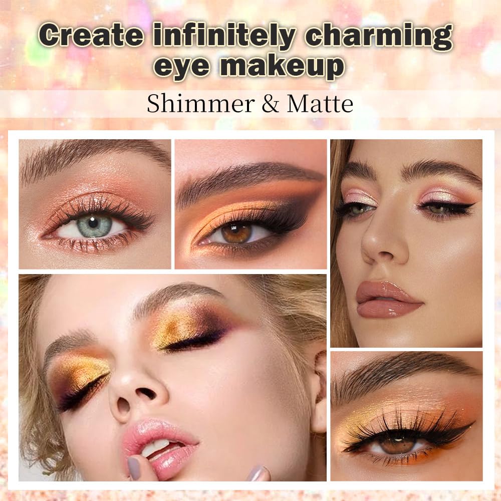 SUAKE Neutral Eye Shadow Palette,Nude Pink Champagne Naked Cream Eyeshadow Palette,Make Up Pallets for Women, Highly Pigmented Long Lasting Naturing-Looking,Blendable,Vegan