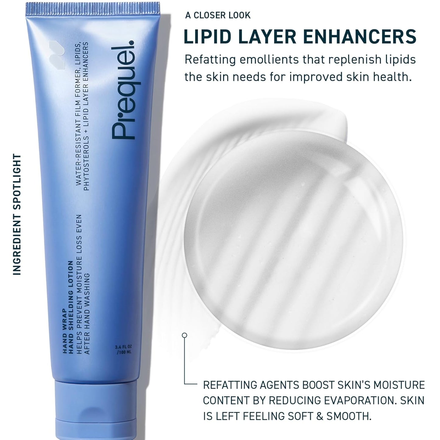 Skin Hand Wrap, Hand Cream for Dry Cracked Hands. Deep Nourishing Moisturizing Formula. Non-Greasy Balm for Women and Men. Unscented Skincare with Moisture Lock Formula. 3.4oz