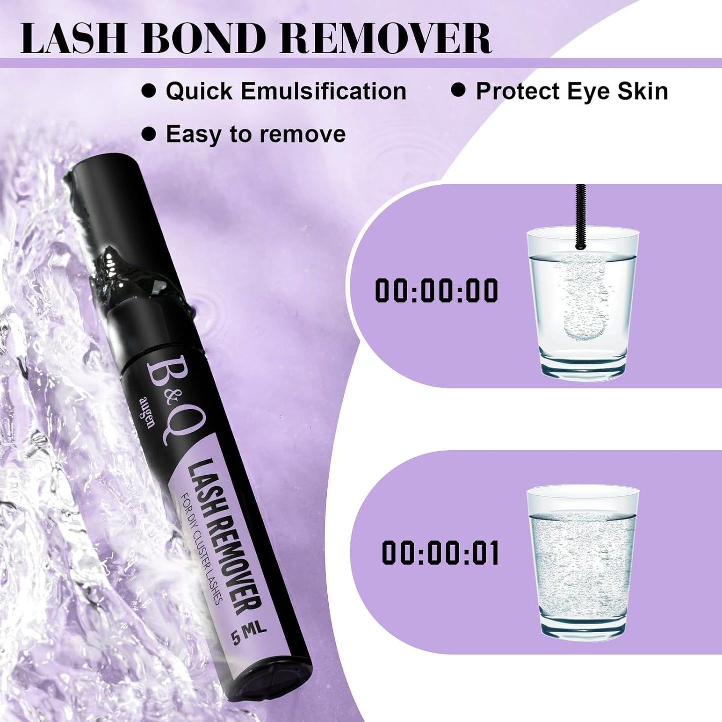 B&Q Lash Clusters Kit 280PCS Eyelash Clusters Kit,30D 40D D 9-16MIX Individual Lash Comfortable Eyelash Extension Set, Classic Look with Bond and Seal Waterproof, Remover DIY at Home(Set,30D+40D)