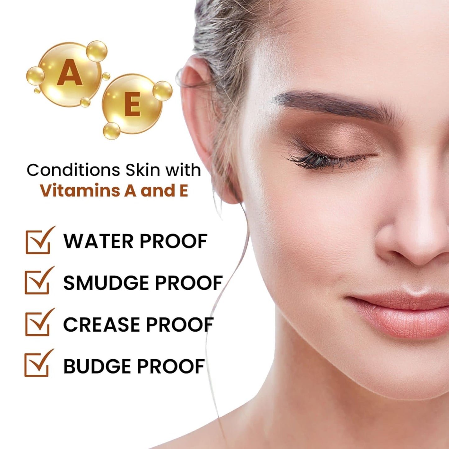 Mommy Makeup Any Wear Creme Eyeshadow - Waterproof, Crease-Proof, Long Lasting, High Pigment, Oil-free - Cream to Powder for Eyes, Cheeks & Lips (Champagne on Ice)