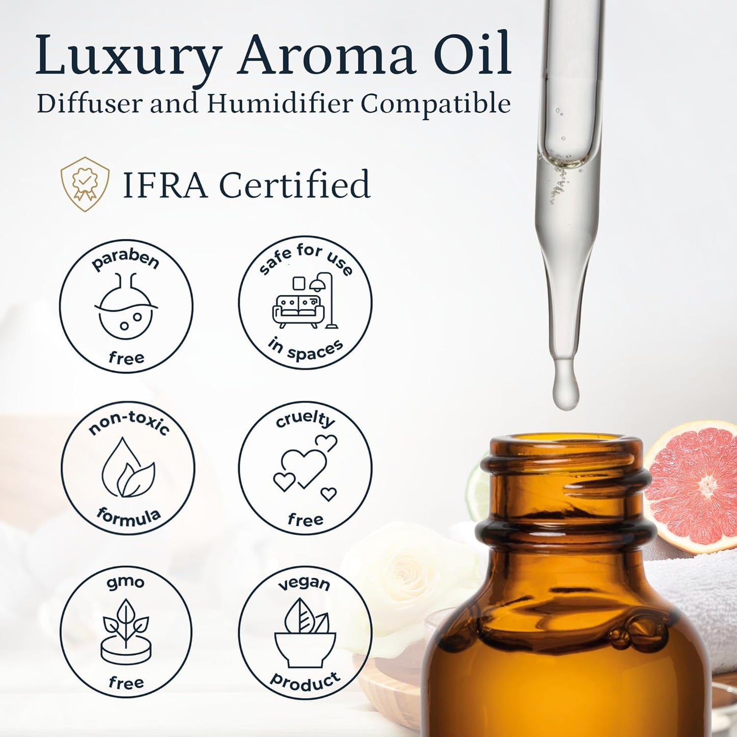 PuroSentido Paradise Tropical Aroma Oil (10 ml) - Luxury Essential & Fragrance Oil for Diffusers and Humidifiers, Creamy Coconut, Floral Notes & Soft Woods Home & Hotel Scent