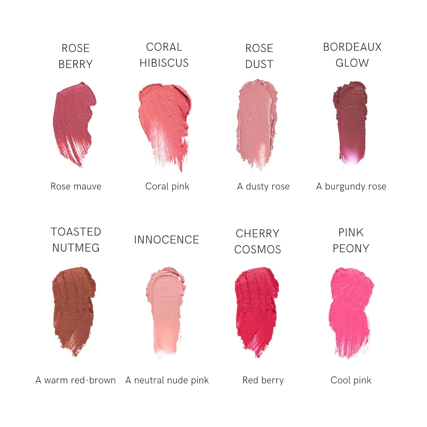 HAN Skincare Cosmetics Vegan, Cruelty-Free, 3-in-1 Multistick for Cheeks, Lips, Eyes, Pink Peony | Large