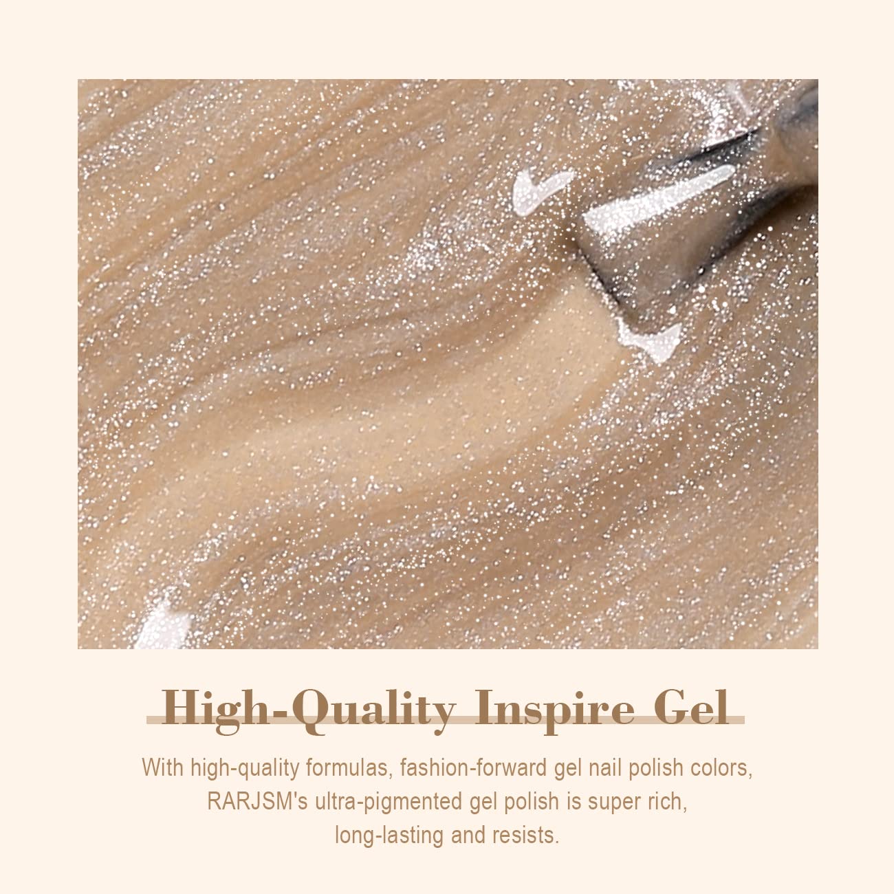 RARJSM Cat Eye Gel Polish 9D Cateye Silver Glitter Champagne Gold Galaxy Universal Velvet Effect Ice Gel Nail Polish Single Bottle with Magnetic Stick UV LED Curing Require Soak Off Home Salon 15ml