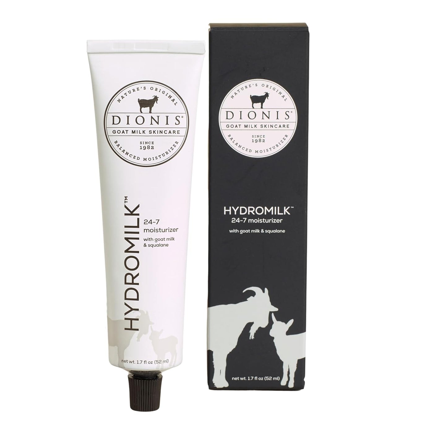 Dionis Goat Milk Skincare 1.7 fl oz Hydromilk 24-7 Moisturizer - Crulety Free, Paraben Free, For All Skin Types