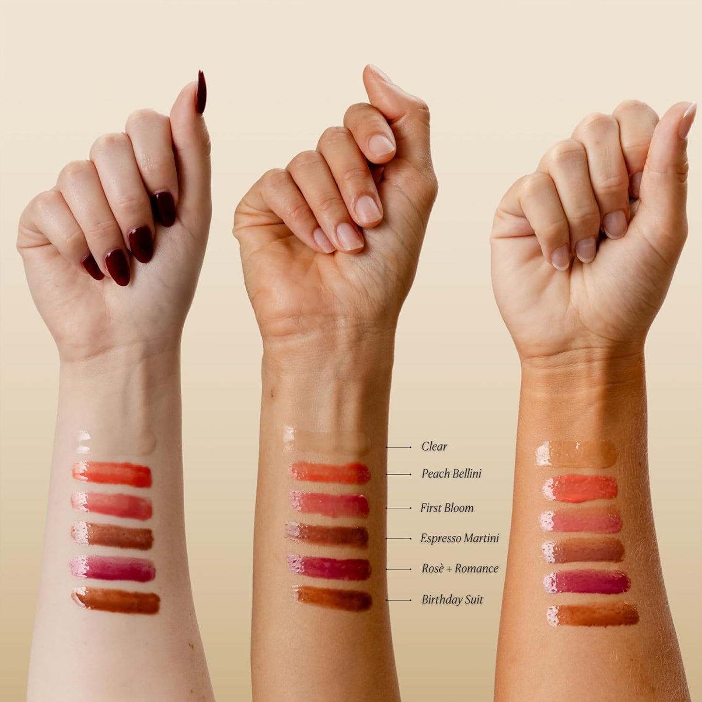 Nakery Plumping Lip Treatment for Dry Cracked Lips - Line Smoothing Lip Plumper for Women with Hyaluronic Acid Serum for Lips - Non Sticky Lip Gloss Plumper for Petal Soft Lips - Rose & Romance
