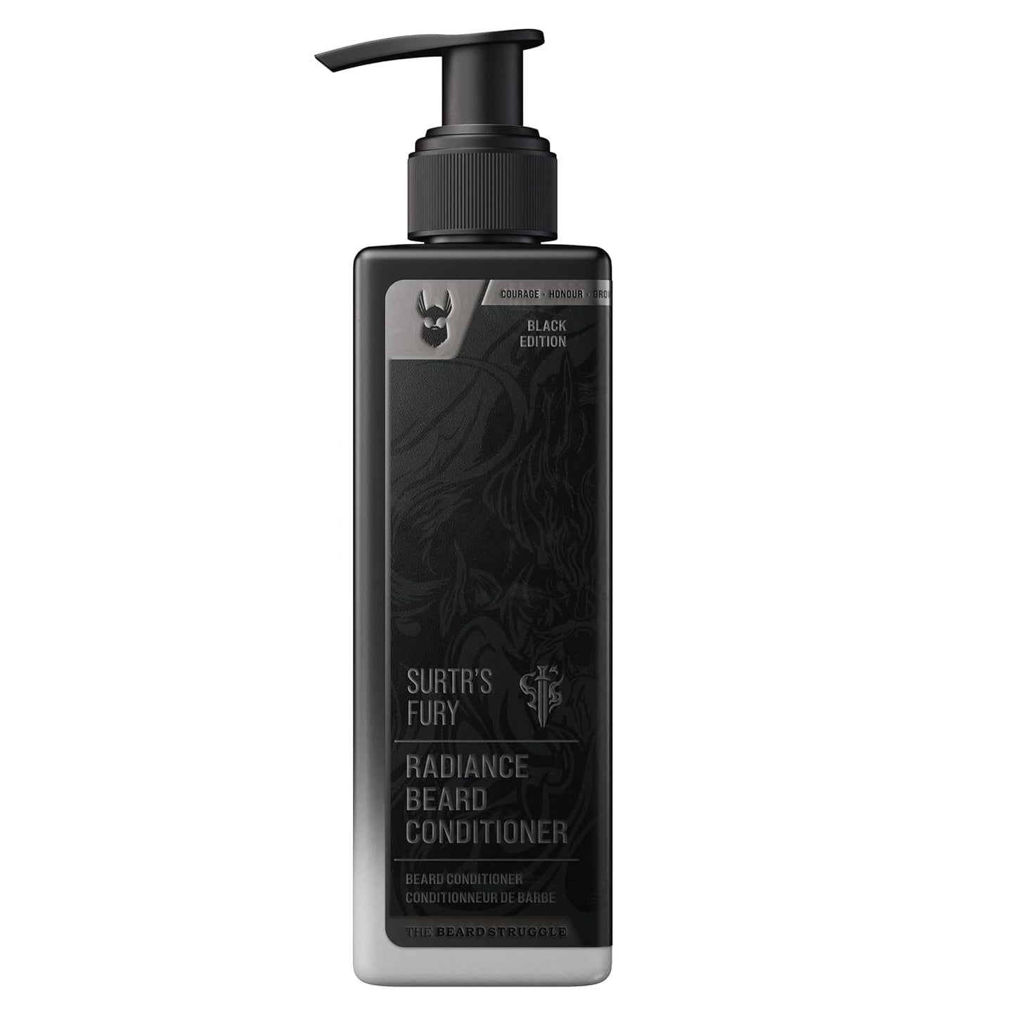 The Beard Struggle - Marksman's Beard Conditioner - Surtr's Fury, Platinum Collection - Nourish, Softens, & Strengthens Beard - Radiance Beard Conditioner for Men (8 Fl oz)