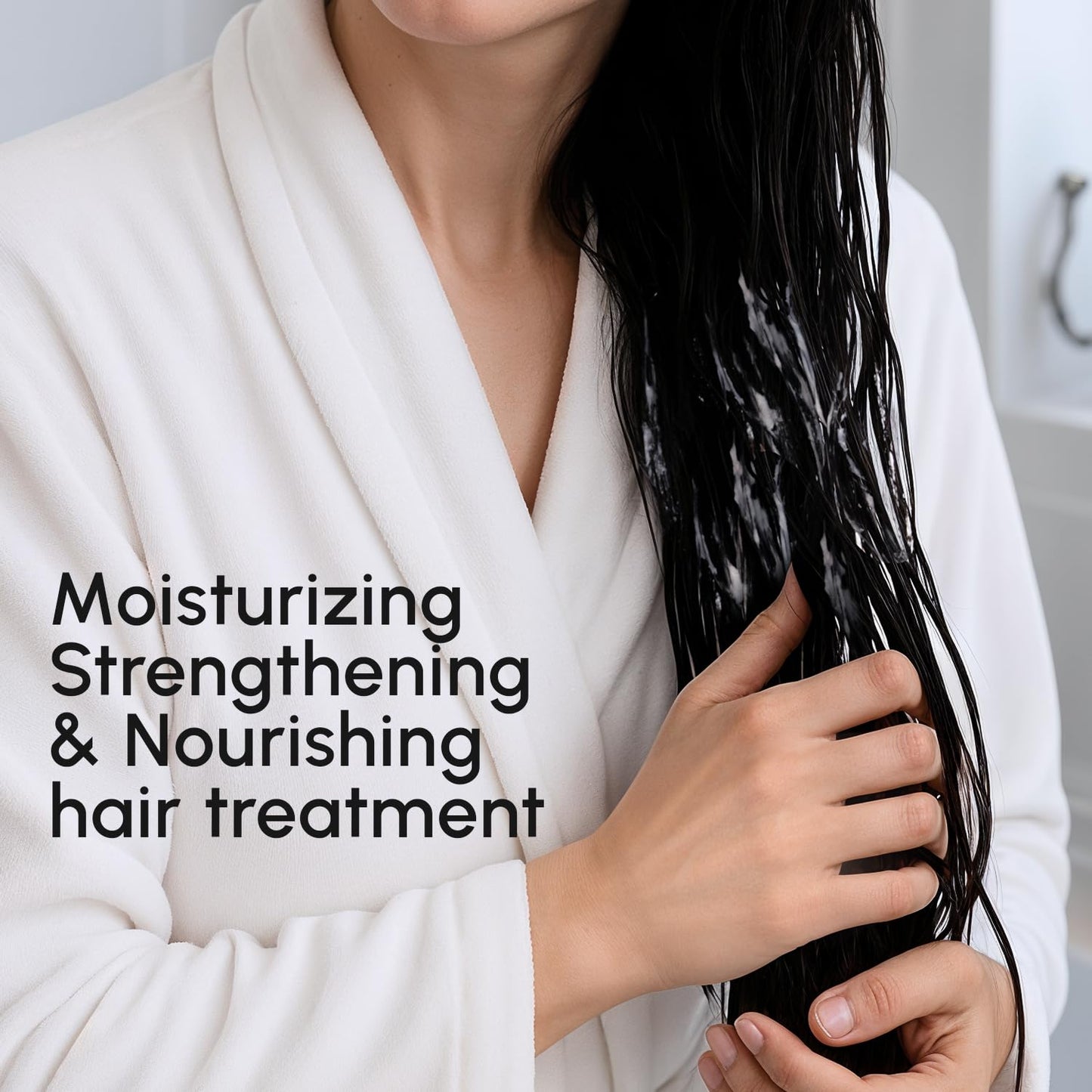 MAREE Leave In Conditioner for Dry Damaged Hair - Leave In Conditioner for Curly Hair with Keratin &Argan Oil - Extremely Deep Conditioning Mask - Hair Moisturizer - Tratamiento Para el Cabello