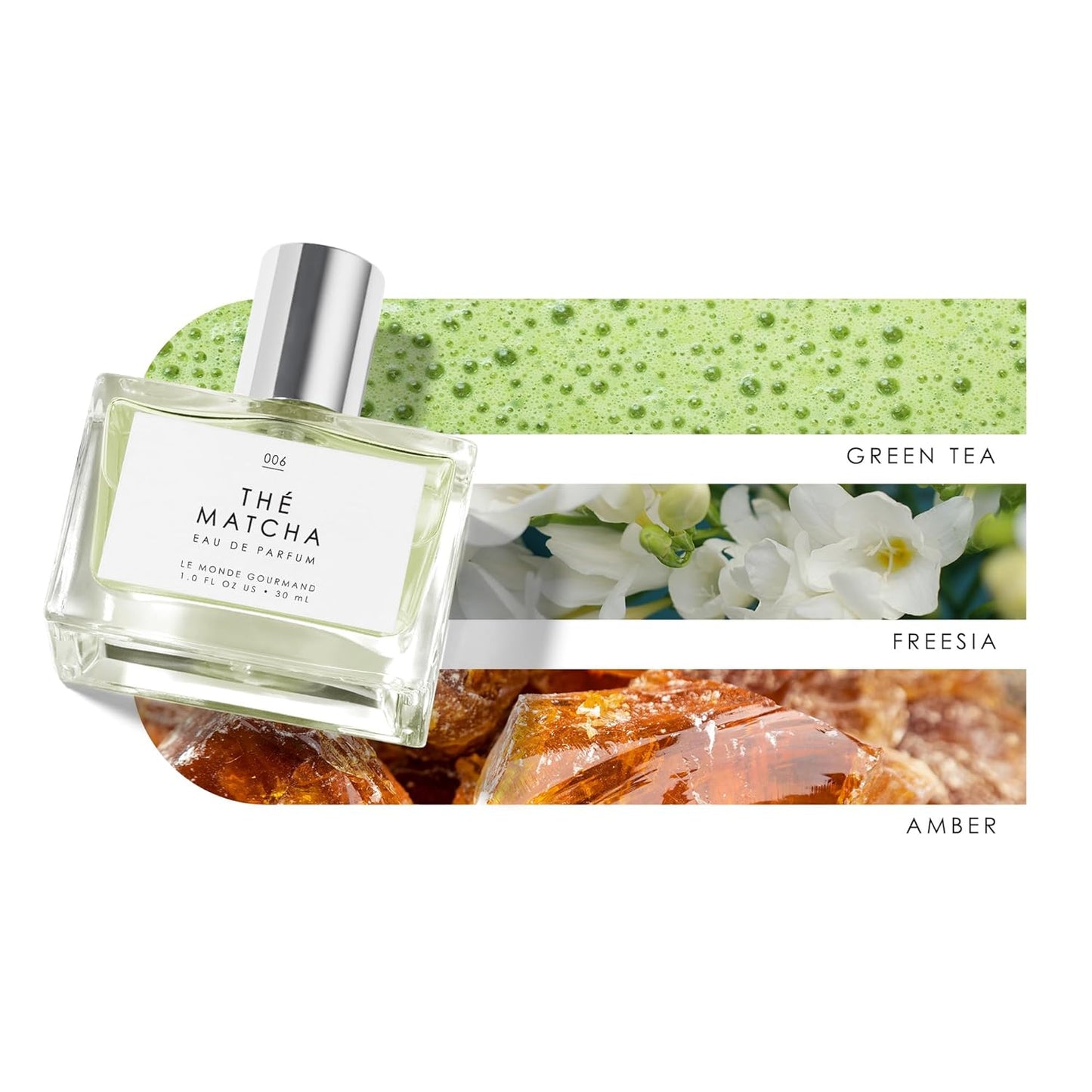 Le Monde Gourmand Thé Matcha Eau de Parfum - 1 fl oz (30 ml) - Green Tea, Floral, Amber Perfume Notes