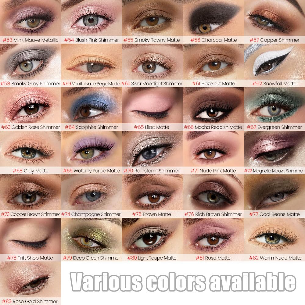 Nude Beige Matte Cream Eye Shadow Stick Makeup for Women, Nude Beige Matte Eyeliner Pencil Eyeshadow Brightener Stick for Eyes, Waterproof Eyeshadow Applicator Blendable sombras para ojos 82#