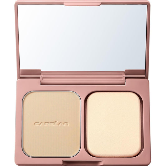 Oil Control Pressed Setting Powder Compact, 12H Longlasting Translucent Powder Makeup, Waterproof Face Powder, 03 NATURAL, 0.28Oz