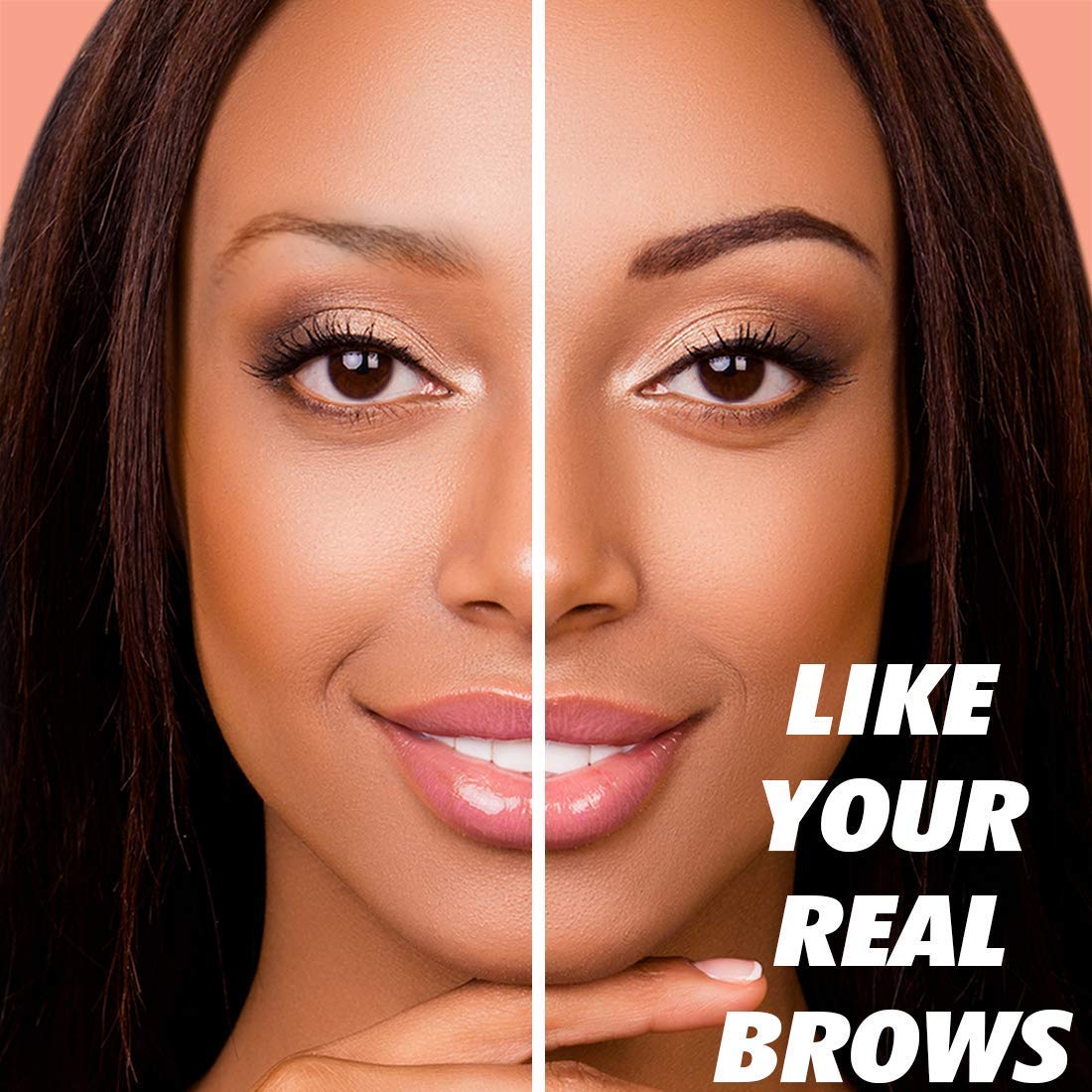 iMethod Eyebrow Pen - iMethod Eyebrow Pencil with a Micro-Fork Tip Applicator Creates Natural Looking Brows Effortlessly and Stays on All Day, Black