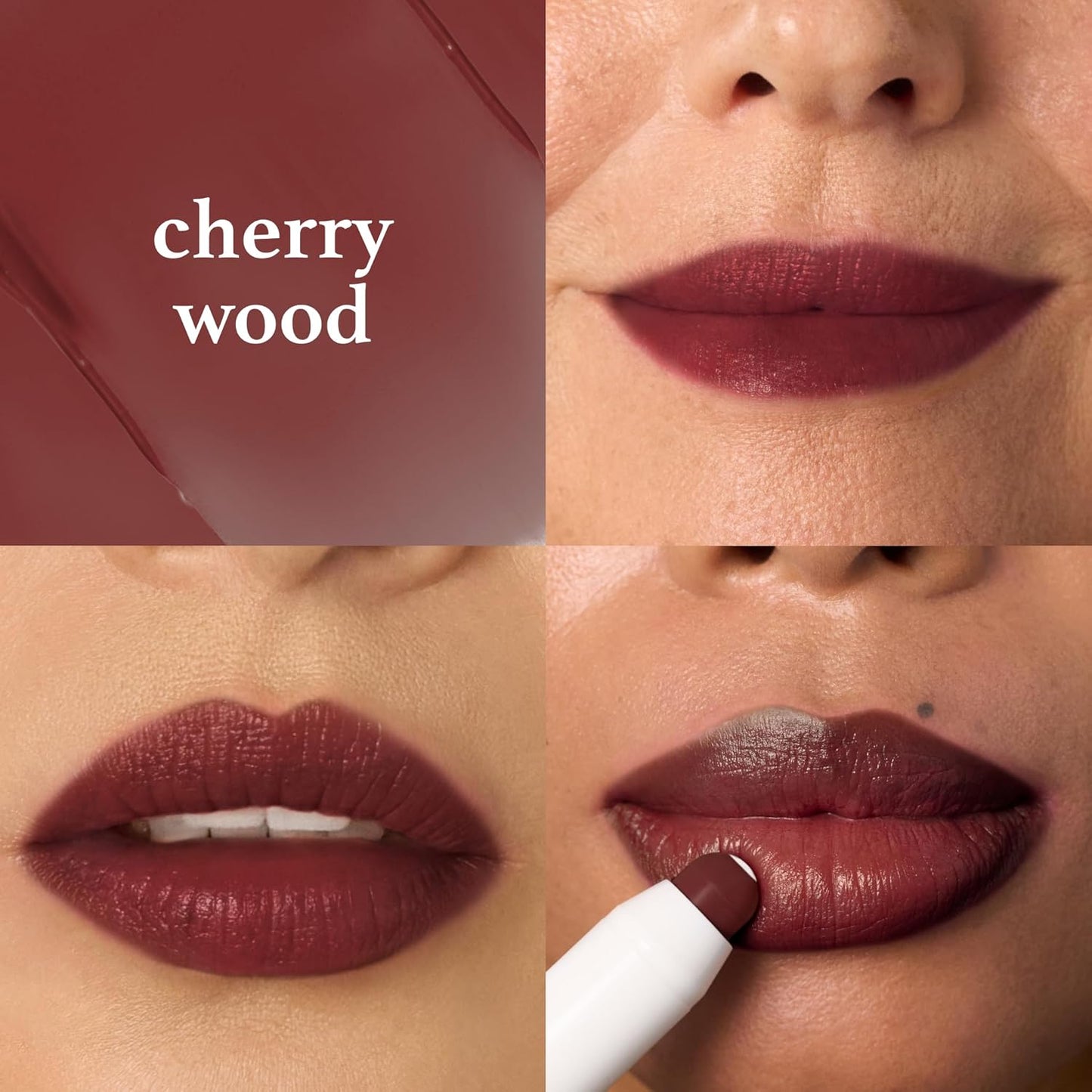 Julep It's Balm Tint of Color Lip Balm Trio - Cherry Wood, Cashmere Nude, Dusty Orchid Summer | Hydrating Lip Color with Vitamin E Core | Natural Gloss Finish | Vegan & Cruelty-Free