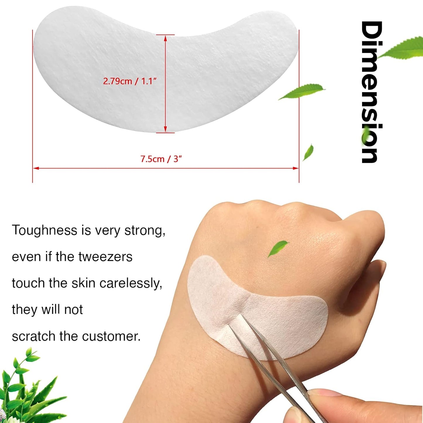 50 Pairs GreenLife 100% Naturel Eyelash Extension Under Eye Gel Pads patches kit Collagen (50 150 300 Pairs) with Aloe Vera Hydrogel Eye Patches set for Eyelash Extension Supplies Tools