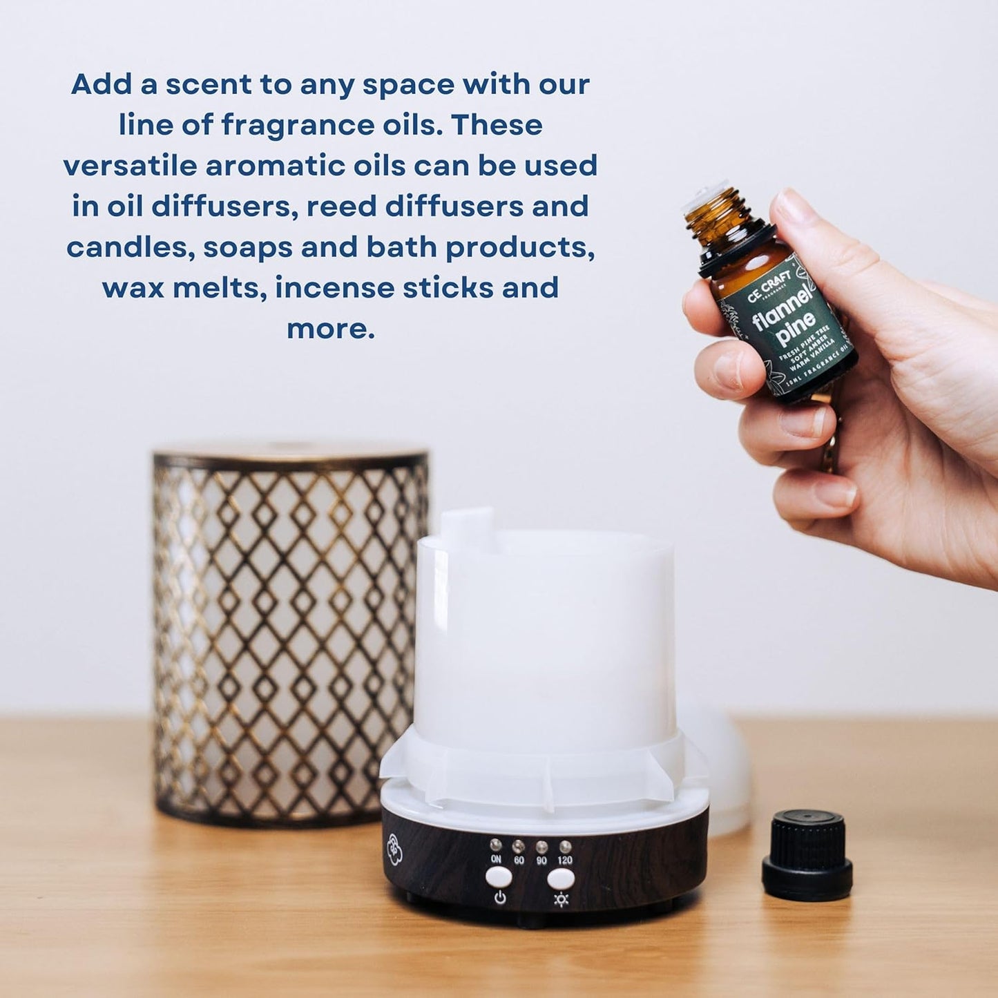 CANDECraftCo Premium Fragrance Oil – Diffuser Oils Fragrances Scented for Home, Candle Soap Making Supplies, Aromatherapy Blends for House (0.34 Fl Oz) (2-Pack, Sage Citrus)
