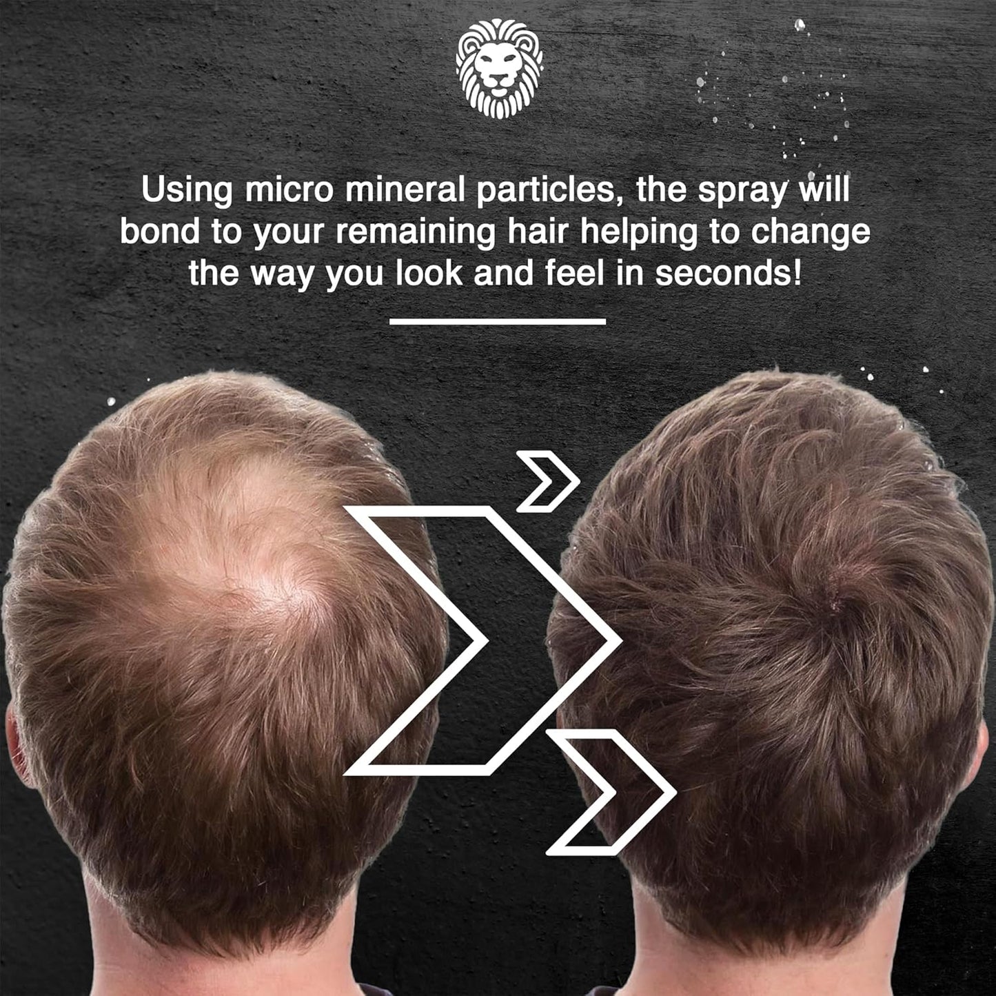 Mane Hair Thickening Spray & Root Touch Up, Instantly Thicker Hair for Men & Women, Fill in Hairlines and Hide Thinning and Fine Patches - Silver, 12 Colors (6.76 oz)