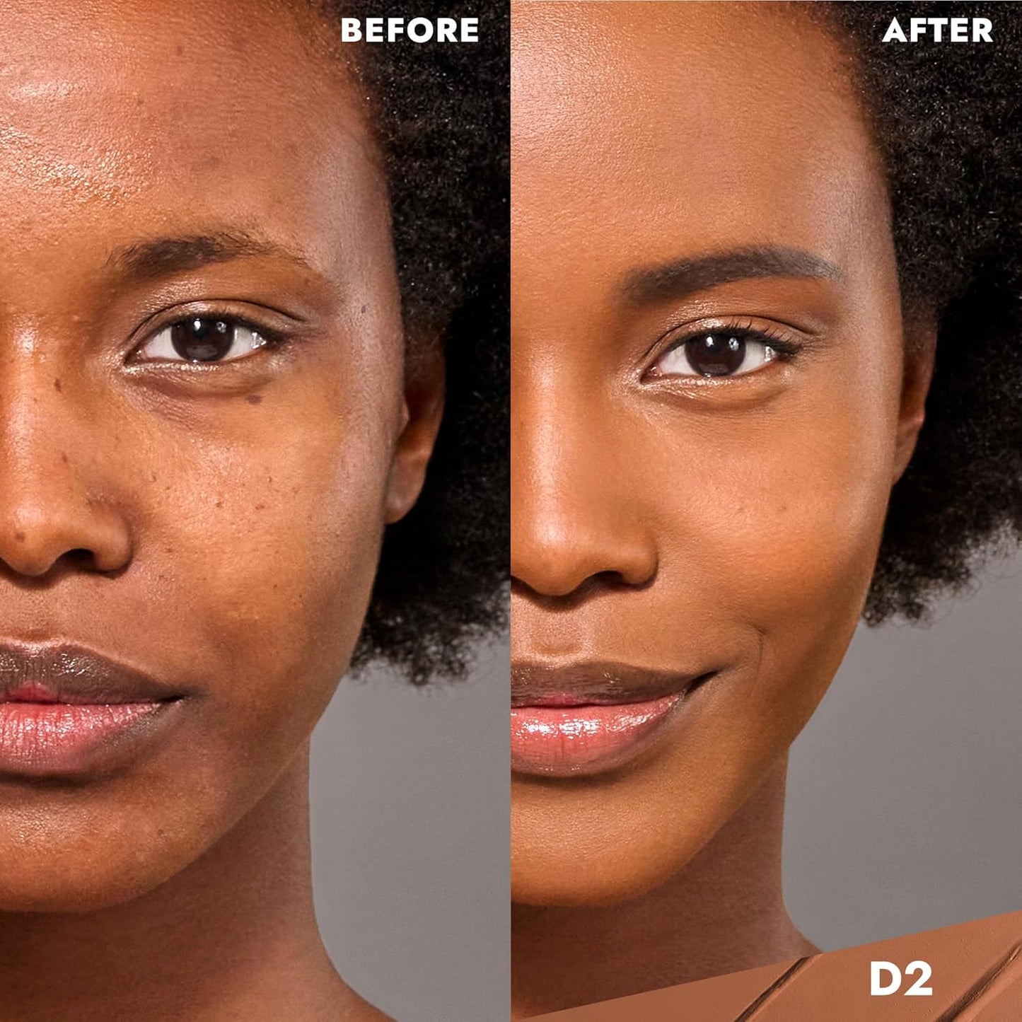 COVER FX Total Cover Cream Foundation - Shade D2 - Buildable Coverage - Natural Finish - Oil-Free - Sweat-Proof