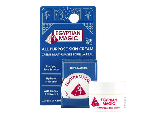 Egyptian Magic All Purpose Skin Cream | Skin, Hair, Anti Aging, Stretch Marks | All Natural Ingredients | 0.25 Ounce Jar