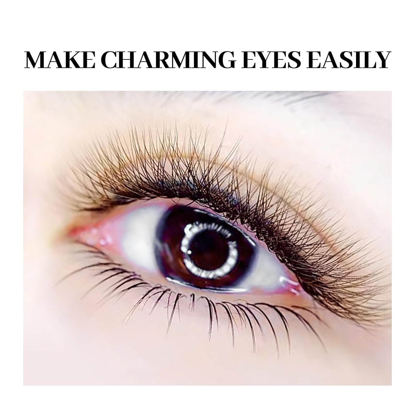 Lash Extensions Brown 4D W Eyelash Extensions W Shape 0.07mm Thickness C Curl 10mm Premade Fans Lashes Colored Lash Extension Volume Lashes Individual Lashes(W-Brown-4D-0.07-C,10mm)