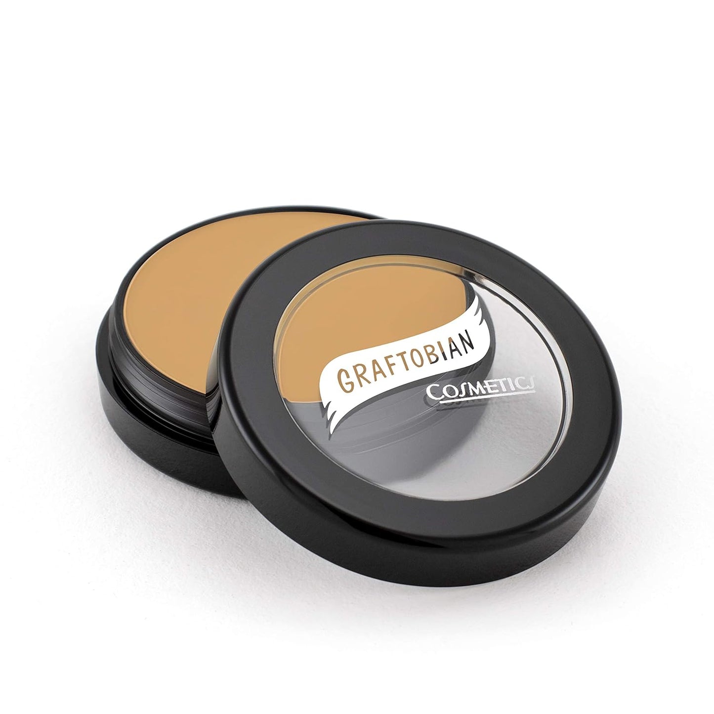 Graftobian HD Glamour Crème Foundation 1/2oz, Weightless Full Coverage Makeup, 65 Inclusive Shades, For All Skin Types, Natural or Full-Glam Looks, For Professionals and Beginners, Caramel