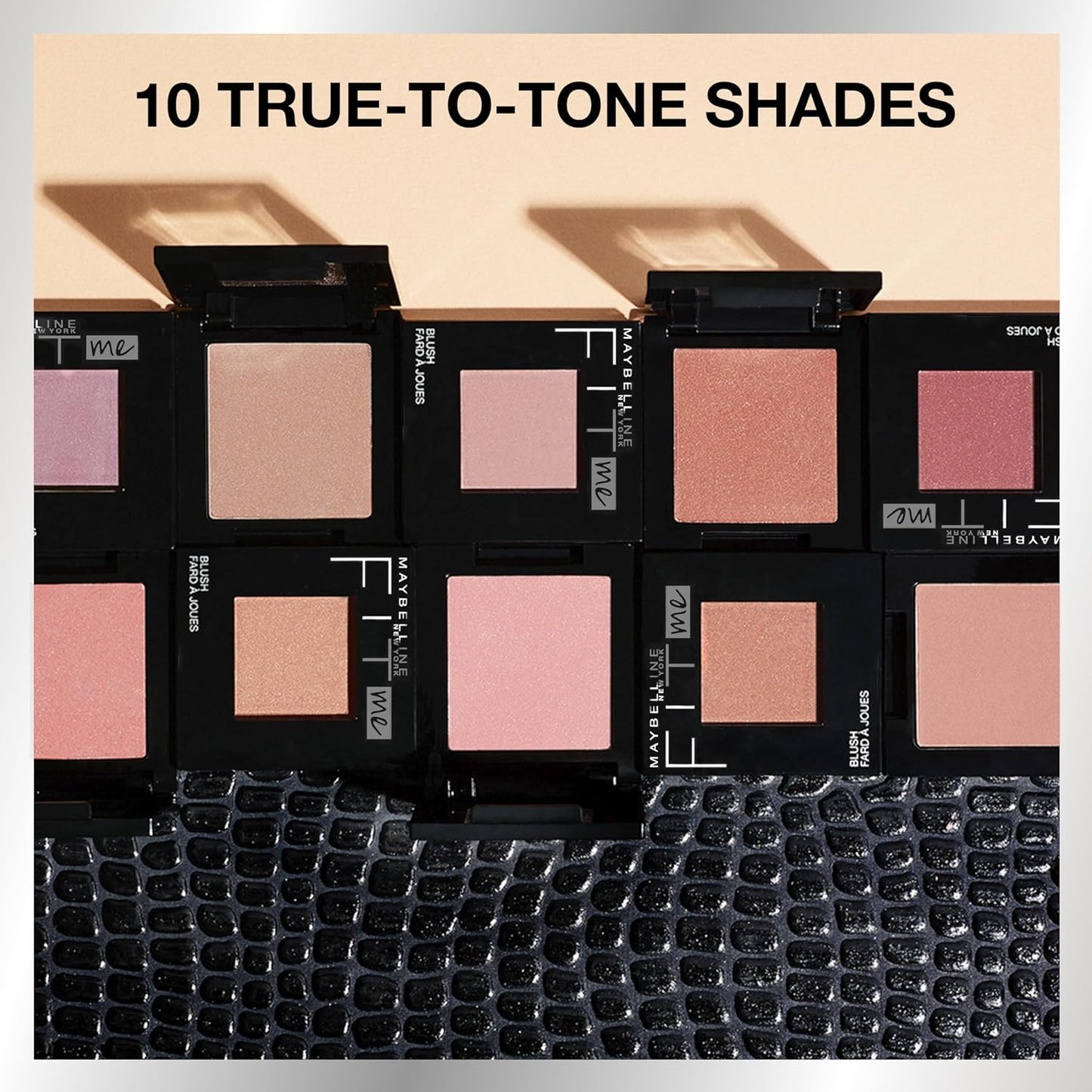 Maybelline Fit Me Blush, Lightweight, Smooth, Blendable, Long-lasting All-Day Face Enhancing Makeup Color, Plum, 1 Count