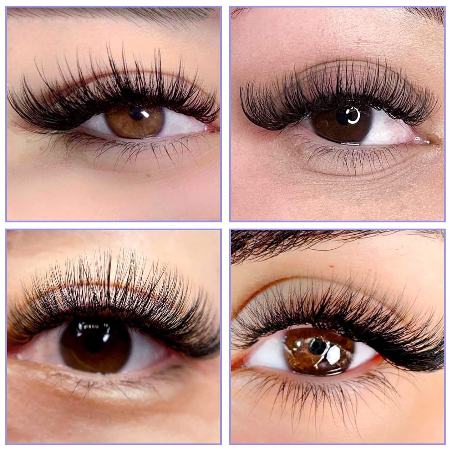 Easy Fan Volume for Lash Artists: Handmade Fans, Self Fanning, Blooming, Black, D Curl, 0.05mm, 14mm, Wendy, KH200422