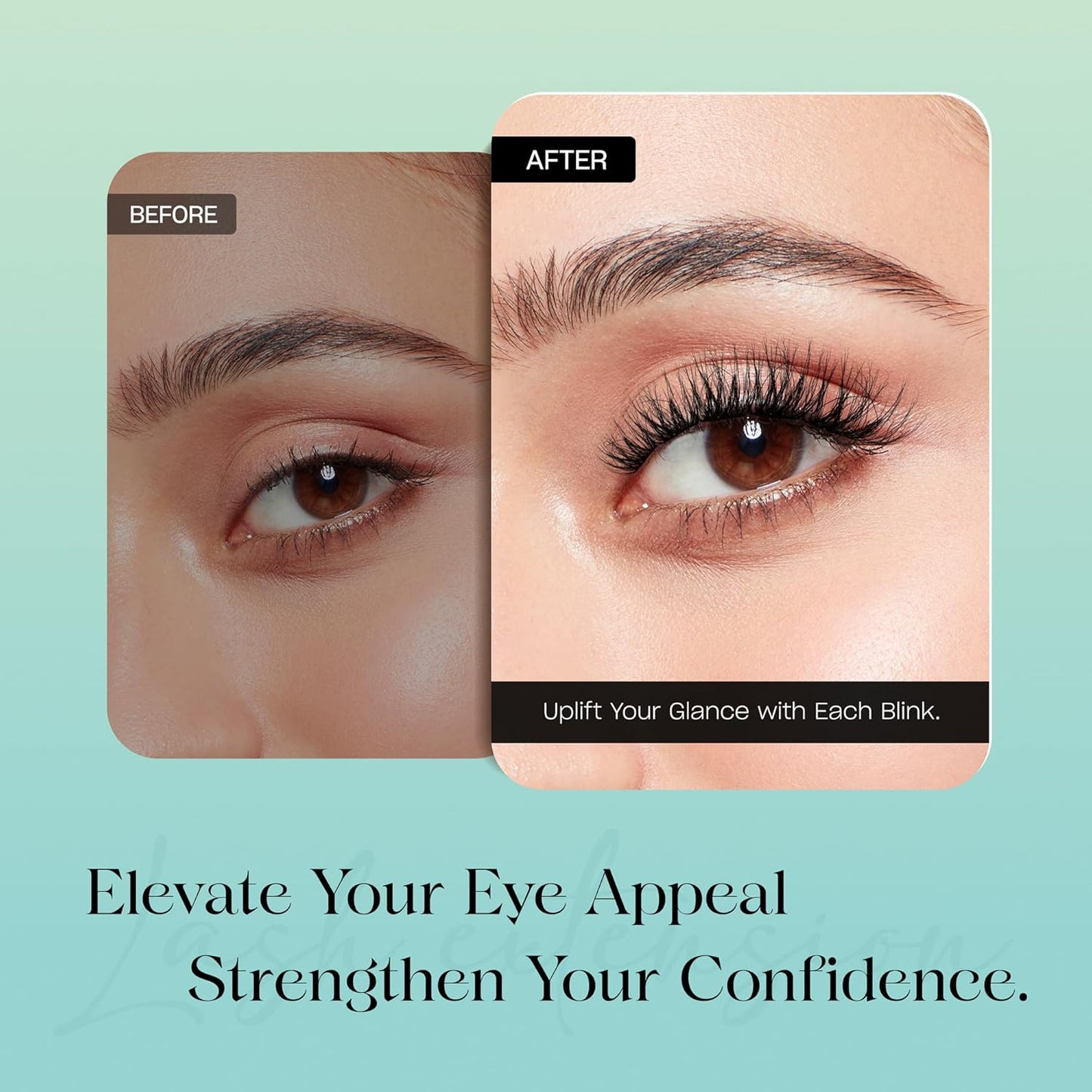 Lash Clusters 0.05mm Individual Lashes, 3D Wispy Lashes Clusters, 0.1mm Super Thin Band Resuable Natural Lashes,C Curl Faux Mink Lashes,180pcs Lash Extension (Green Lushy-C-0.05-8-16mix)