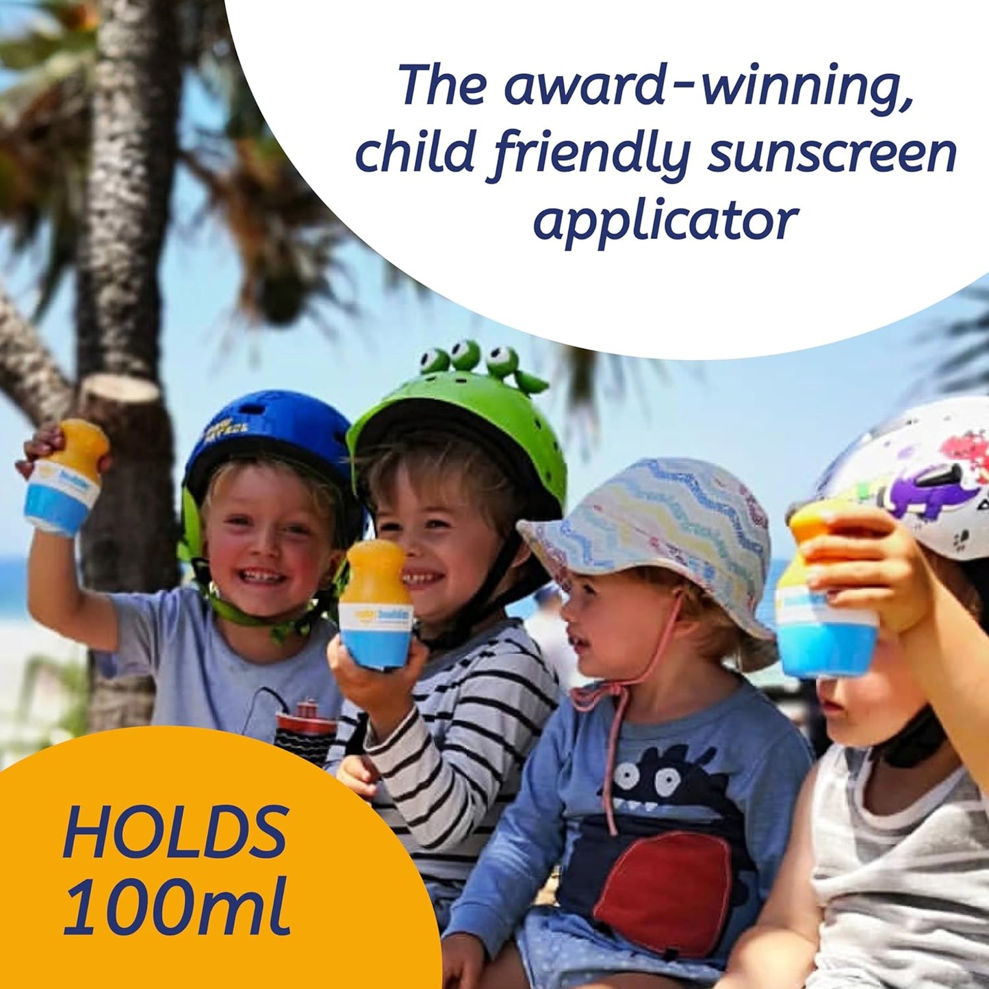 Solar Buddies Bag Bundle & Carabina Clip - Full Purple - Refillable Roll on Sponge Sunscreen, Suncream & Lotion Applicator For Kids, Adults & Families - Holds 3.4fl oz, Perfect Size for Travel